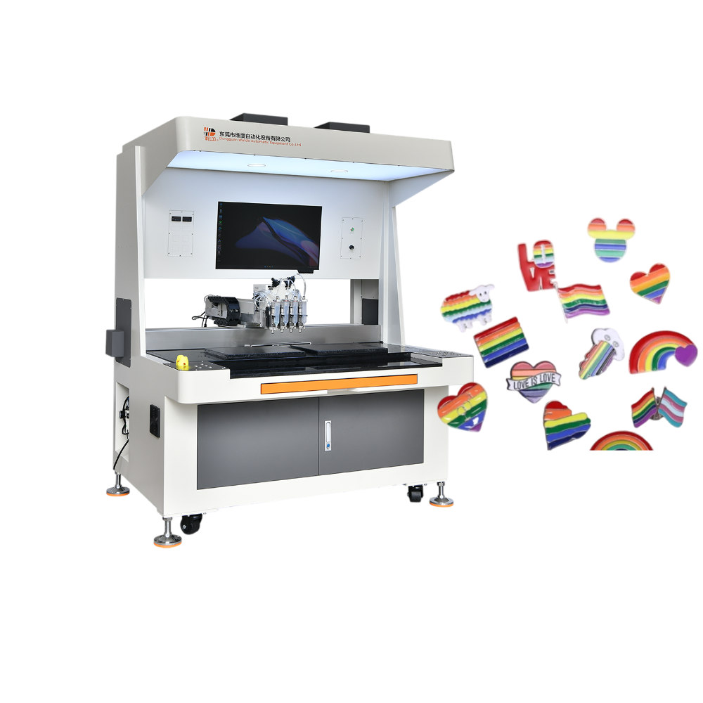 Saint enamel pin filling machine